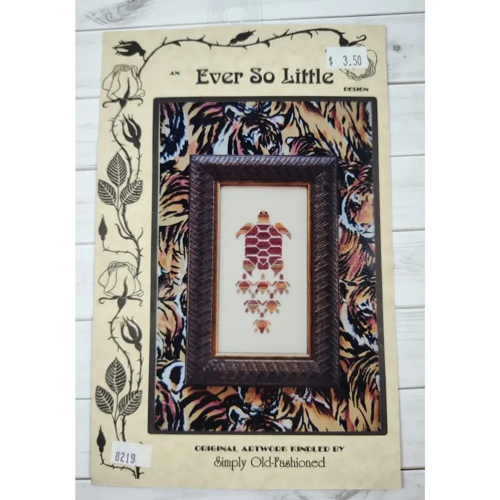 Simply Old Fashioned Turtles Ever So Little #12 Cross Stitch Pattern